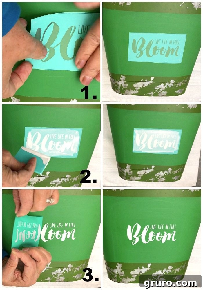 Spring Tulip Bucket Door Charm 6 Chalk paste bucket