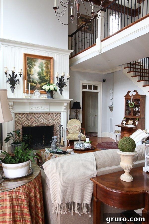 Monday Refresh: DIY Recipes and Decor 5 Beautiful interior of a Southern home, part of a spring home tour