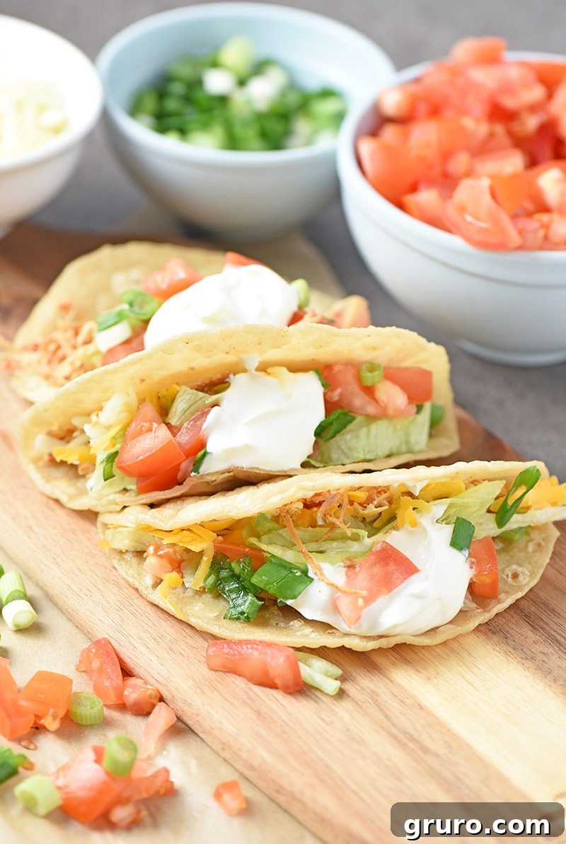Monday Refresh: DIY Recipes and Decor 6 Plate of delicious Instant Pot Shredded Chicken Tacos