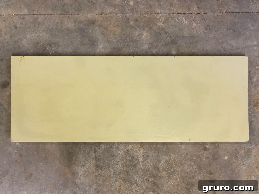 Board from Habitat Restore before its DIY transformation