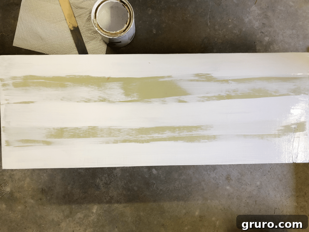 random stripes on board