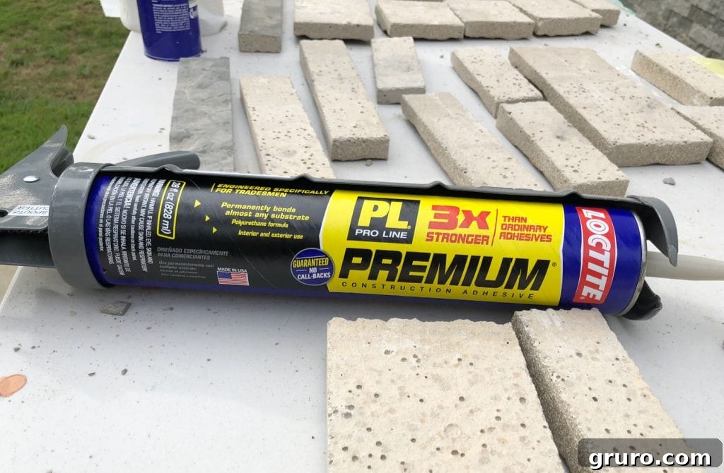 Installing AirStone on Your Block Foundation 3 Loctite Pro to adhere Airstone