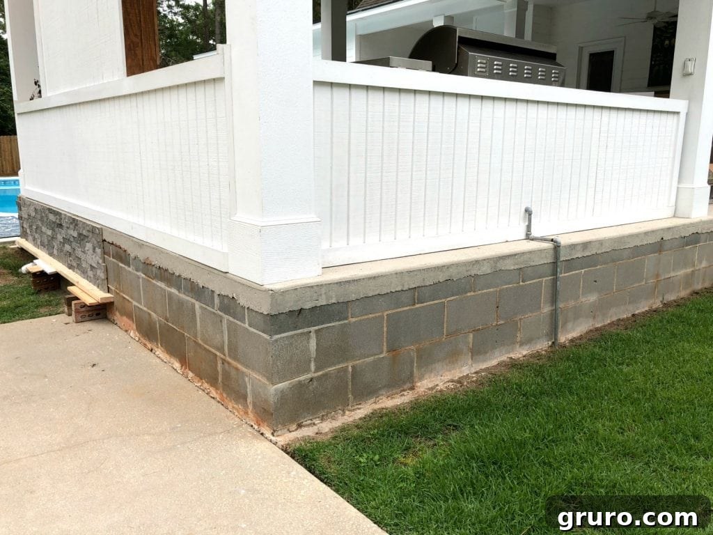 Installing AirStone on Your Block Foundation 7 Before adding Airstone