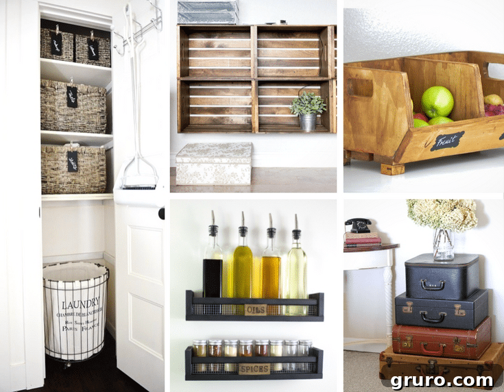Awesome Farmhouse Storage Ideas for a Tidy and Stylish Home