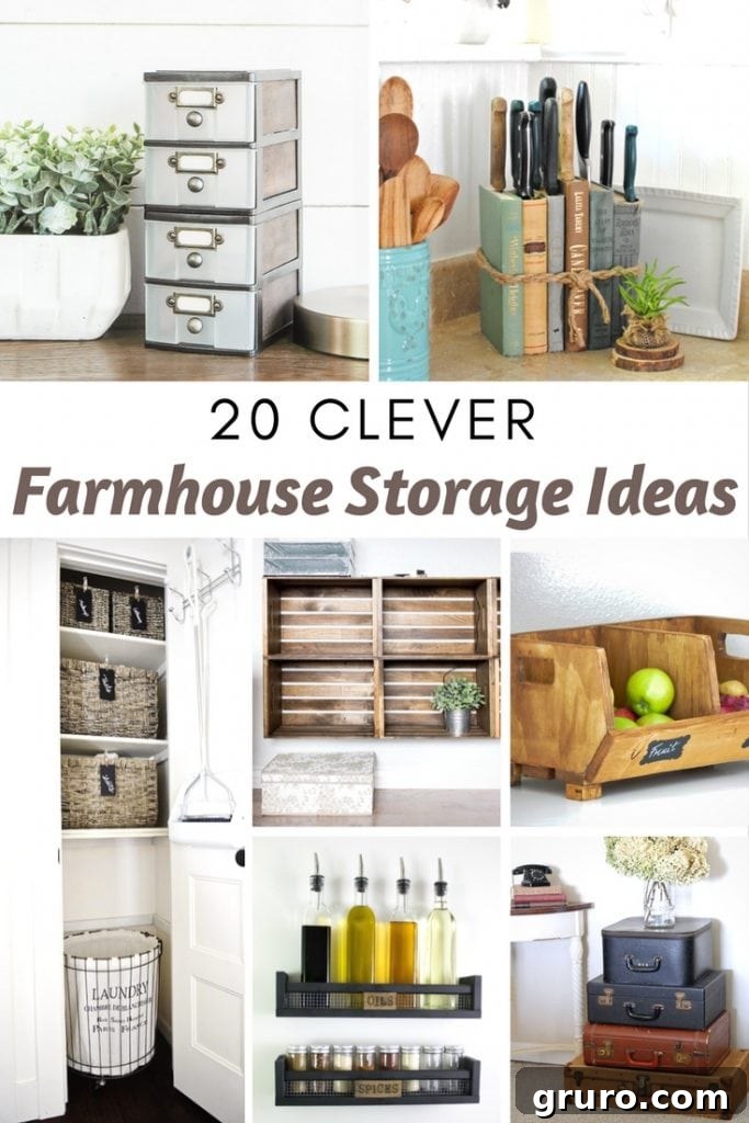 20 Clever Farmhouse Storage Ideas for a Beautifully Organized Home