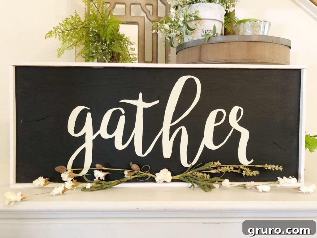 DIY Reversible Farmhouse Sign - Easy Instructions for Dual Sided Home Decor Learn to make a charming DIY reversible farmhouse sign for versatile seasonal decor.