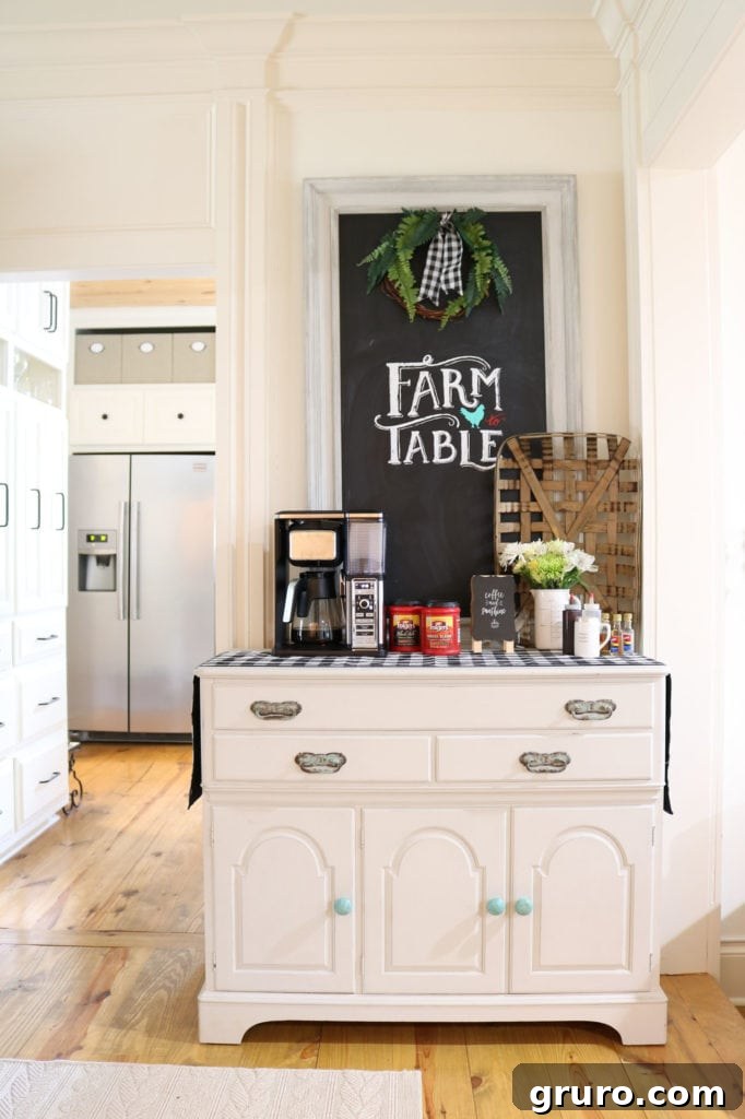 Coffee and coffee bar idea - Folgers coffee - ninja coffee maker perfect for brunch