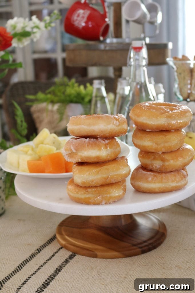 Coffee bar with donuts