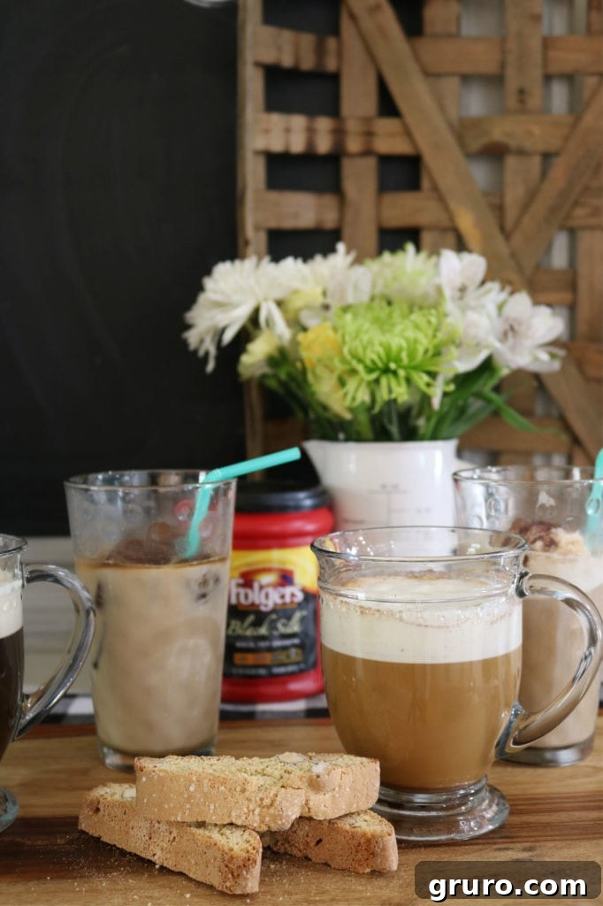 Folgers black silk coffee bar idea