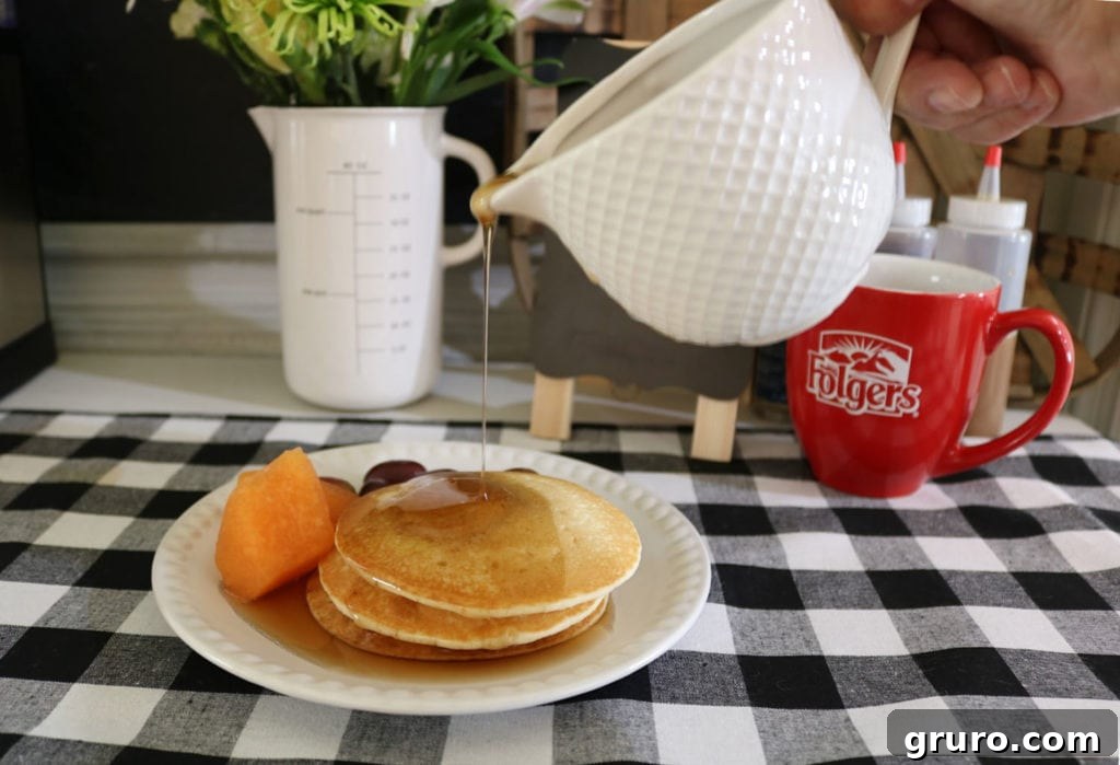 Coffee and pancakes for National Coffee Day
