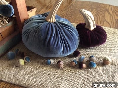 Velvet Pumpkins