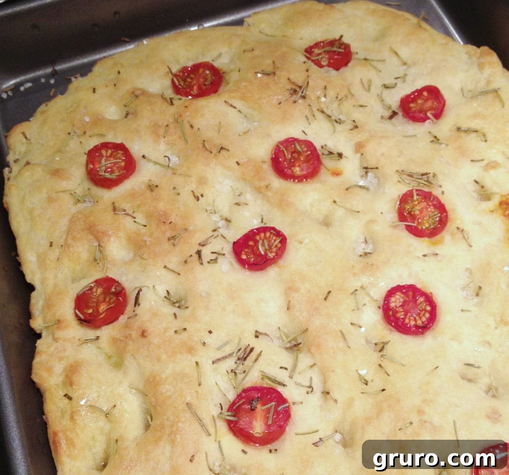 focaccia bread - easy ITALIAN STYLE recipes