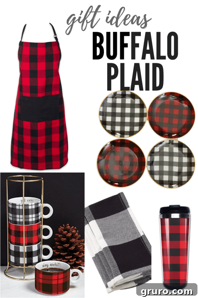 Love all these buffalo plaid ideas Buffalo Plaid gift ideas
