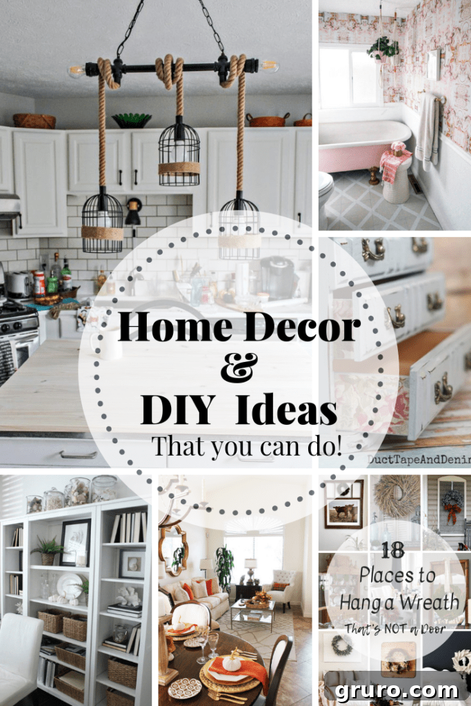 Home decor & DIY ideas banner
