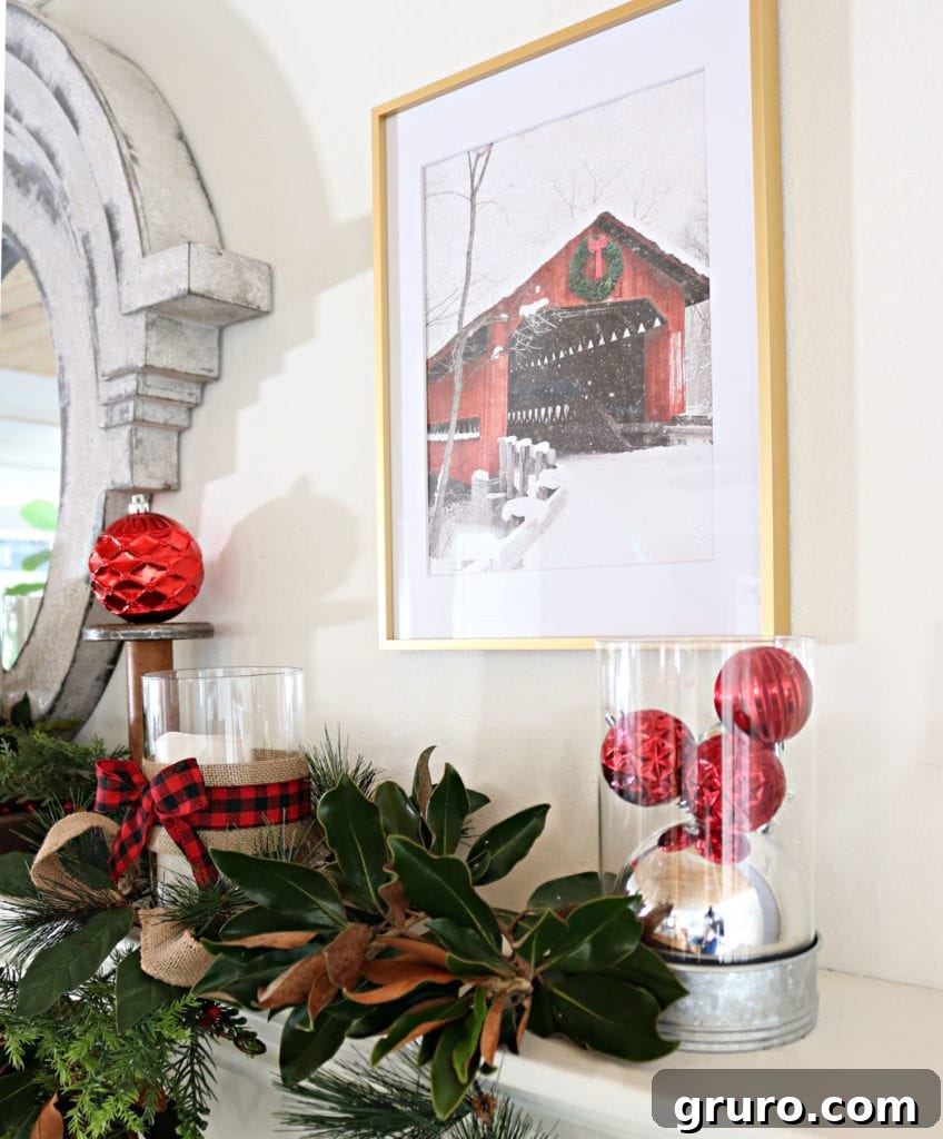 Barn BHG Frame Affordable Christmas Decor