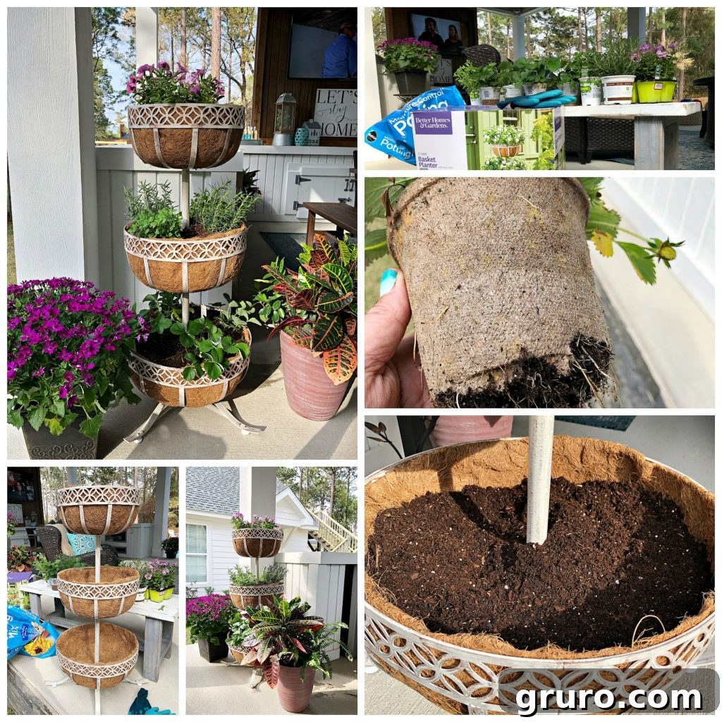 Make this tiered garden planter