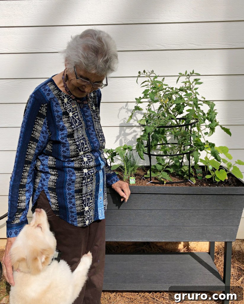 Small Space Gardens 8 Tall container garden option for vertical growing