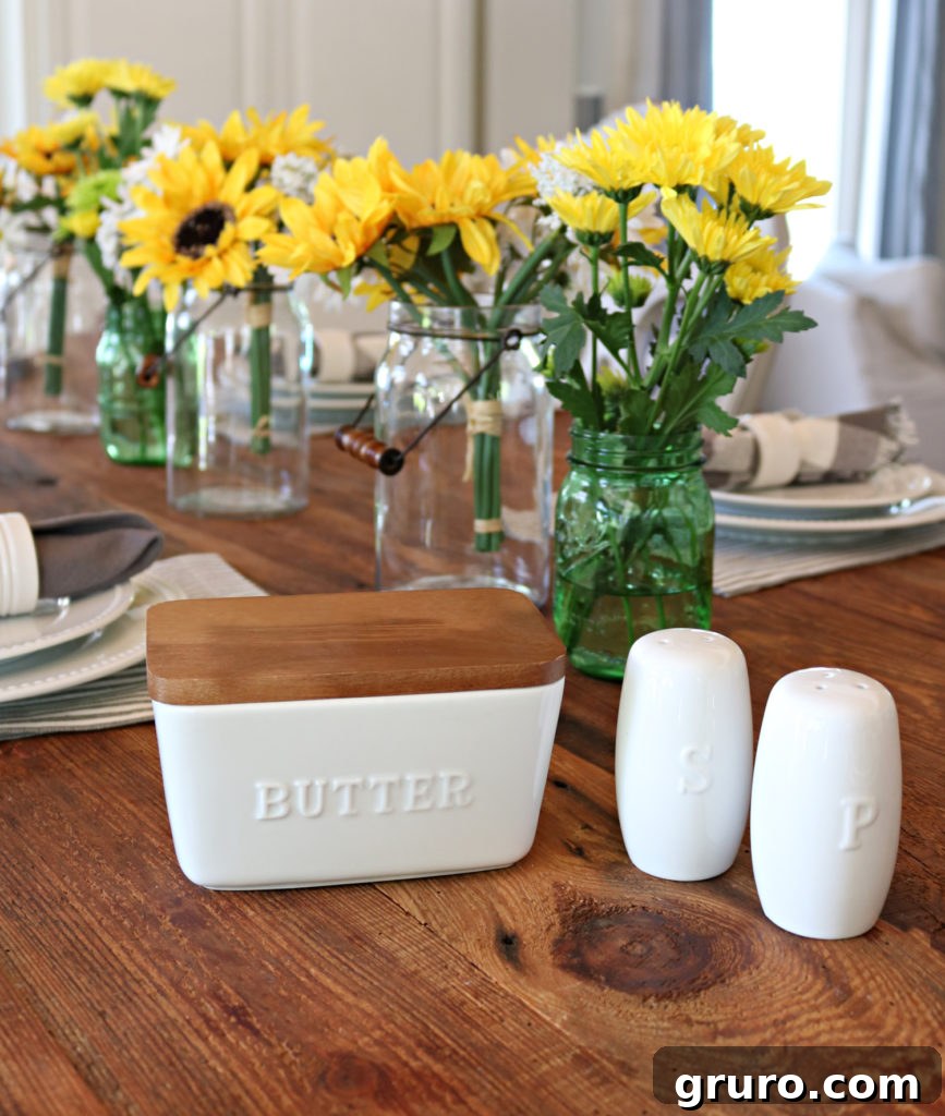 White porcelain butter dish for an elegant buffet