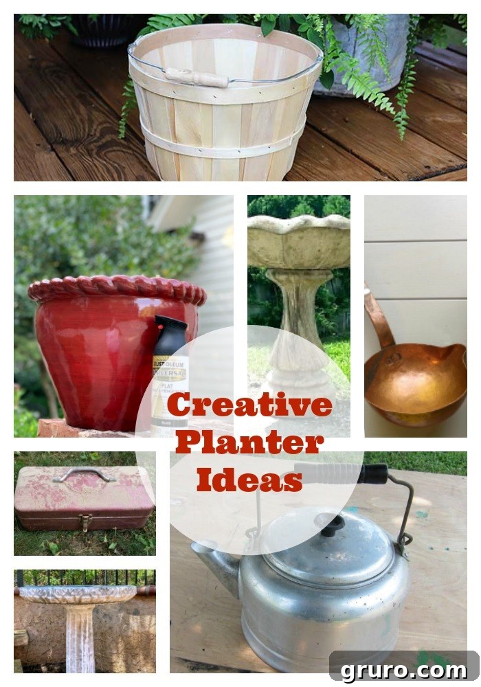 Chic Brass Planter on a Budget 8 Creative Planter Ideas - Brass Plant holder and more