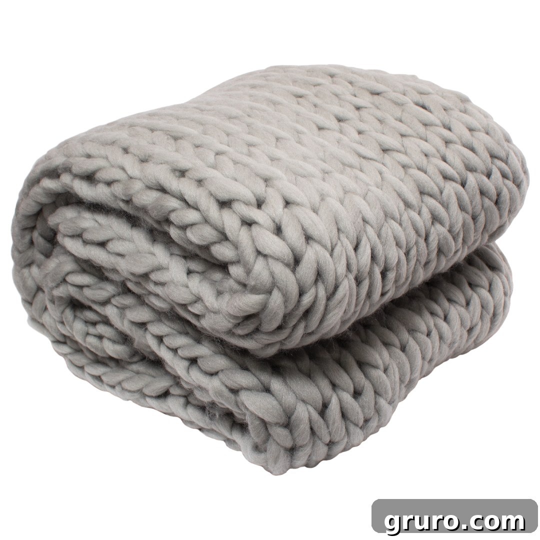 Chunky throw