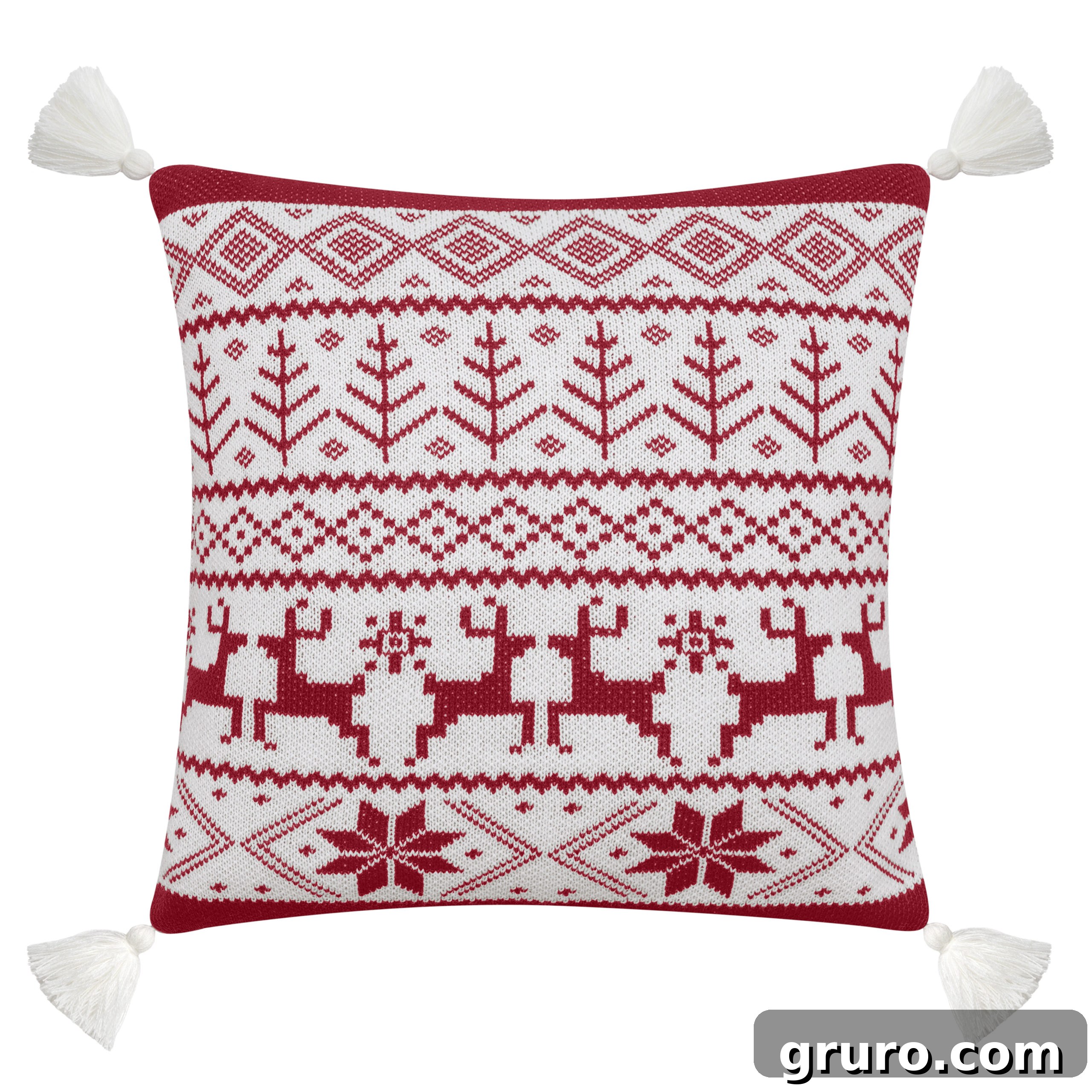 Red deer pillow