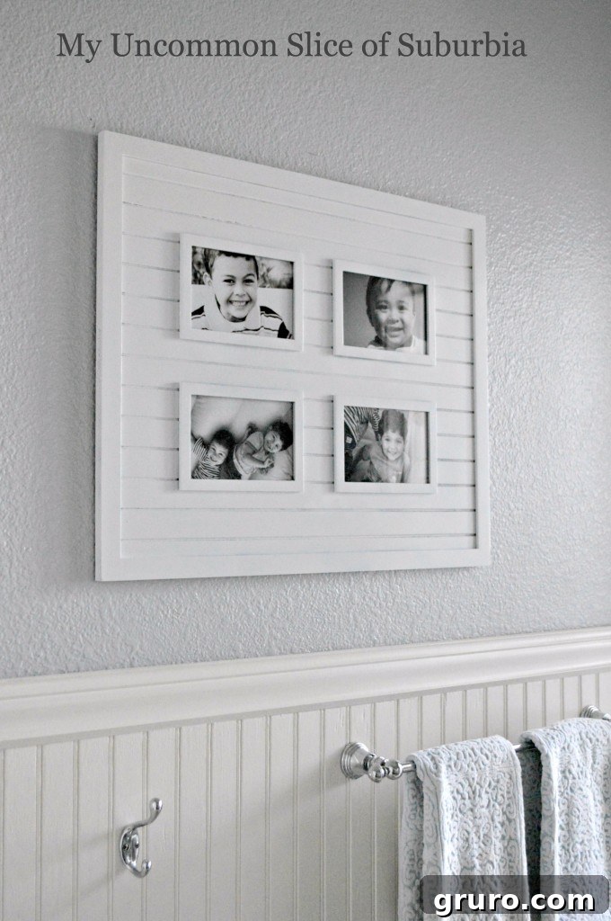 Thrift Store Picture Frame Makeover for stylish wall decor