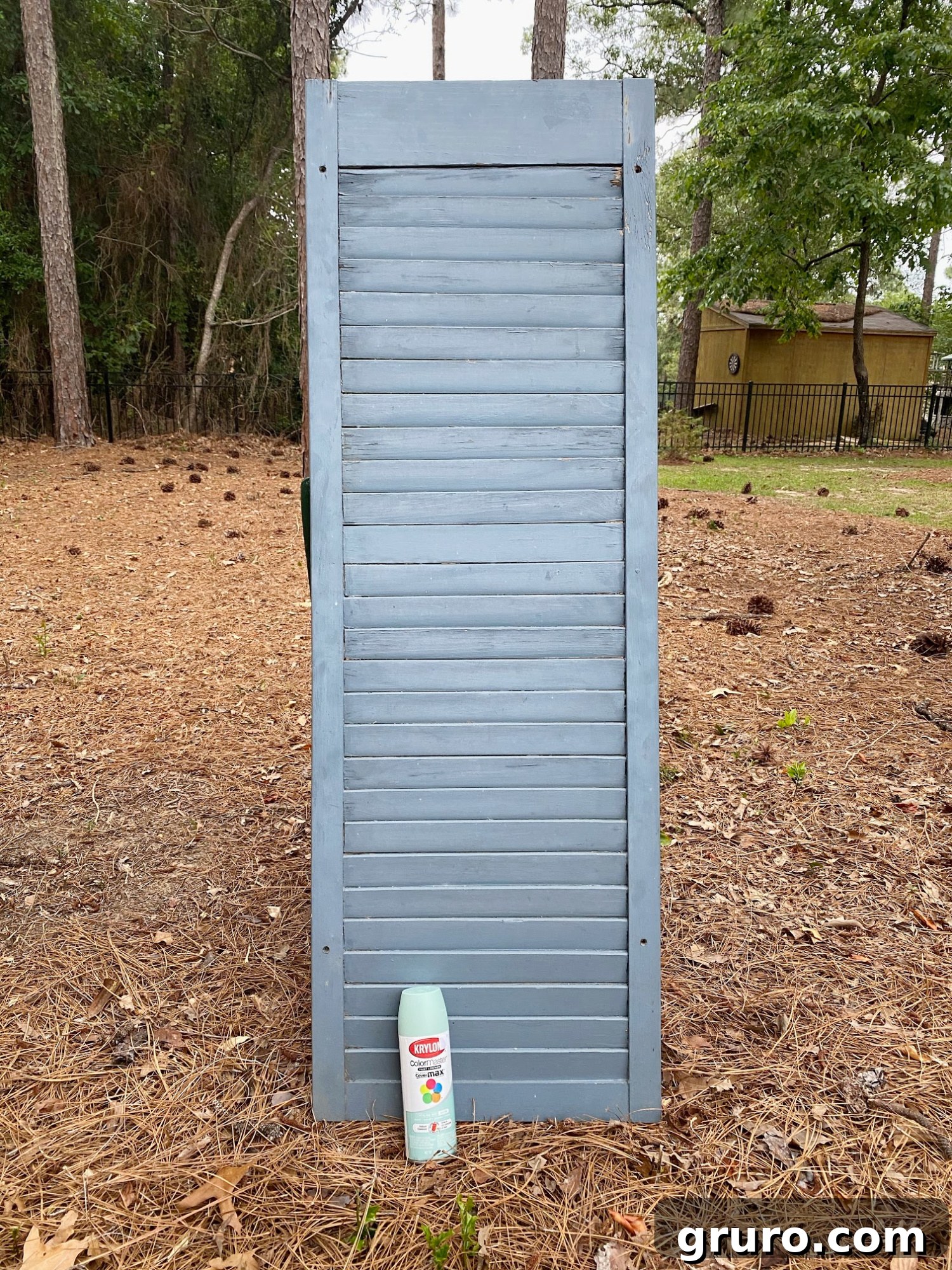 Old shutter gets a makeover