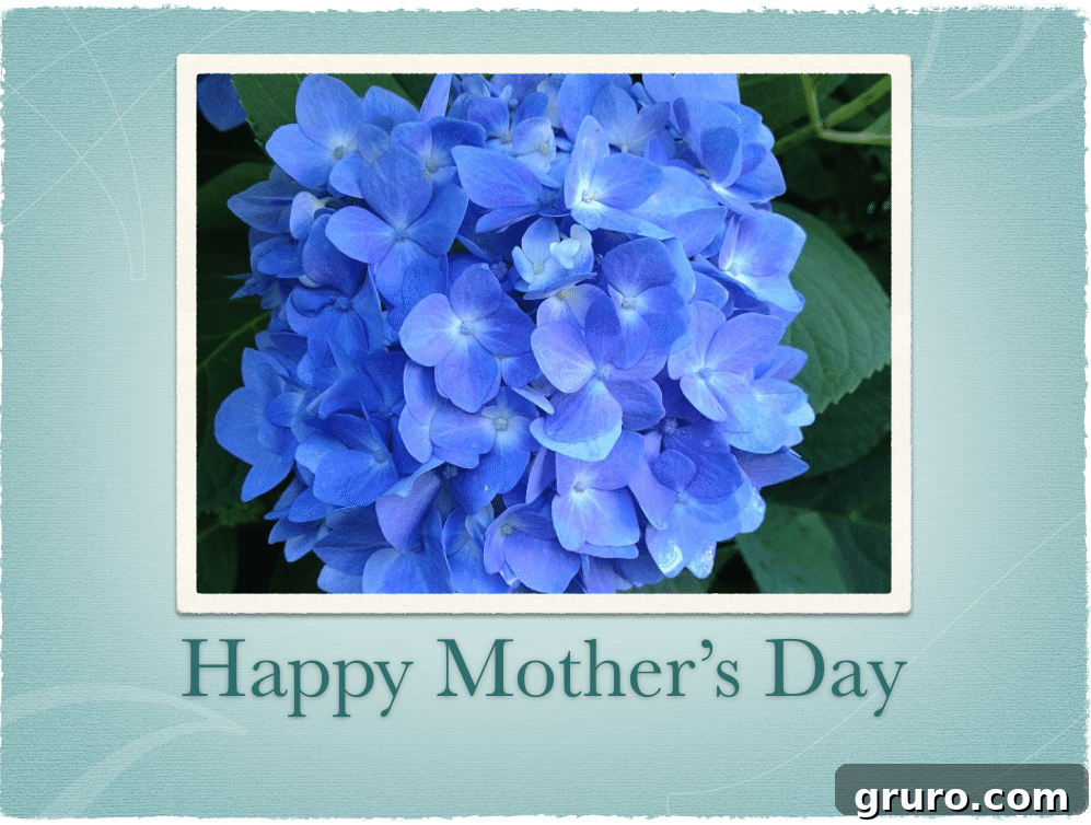 Happy Mother's Day card with a loving message and floral design, symbolizing gratitude and affection for mothers